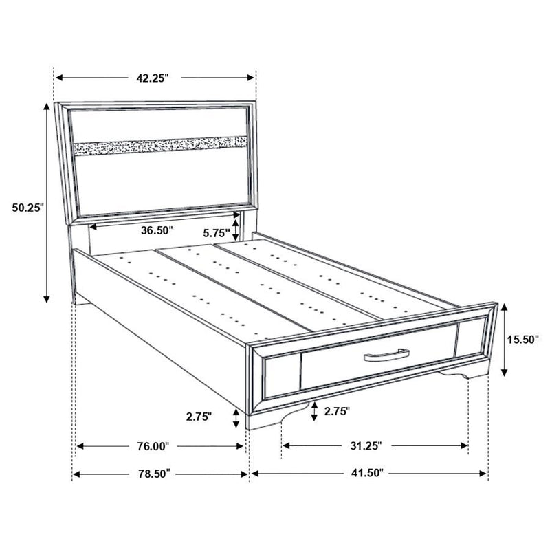 Miranda - Storage Bed