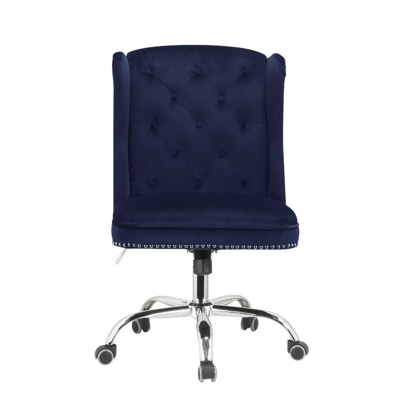 Jamesia - Office Chair - Midnight Blue Velvet