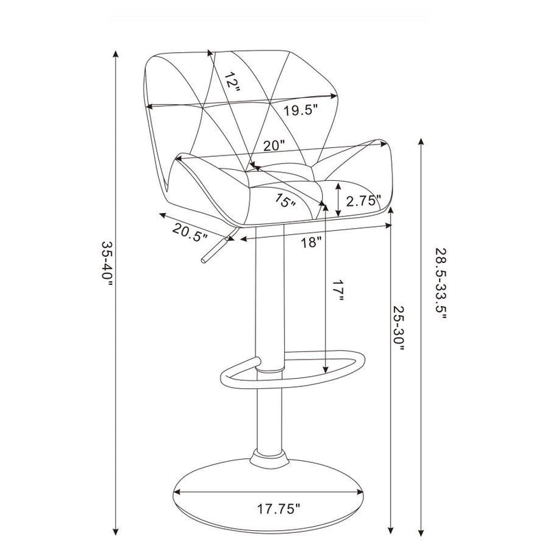 Berrington - Adjustable Bar Stools (Set of 2)