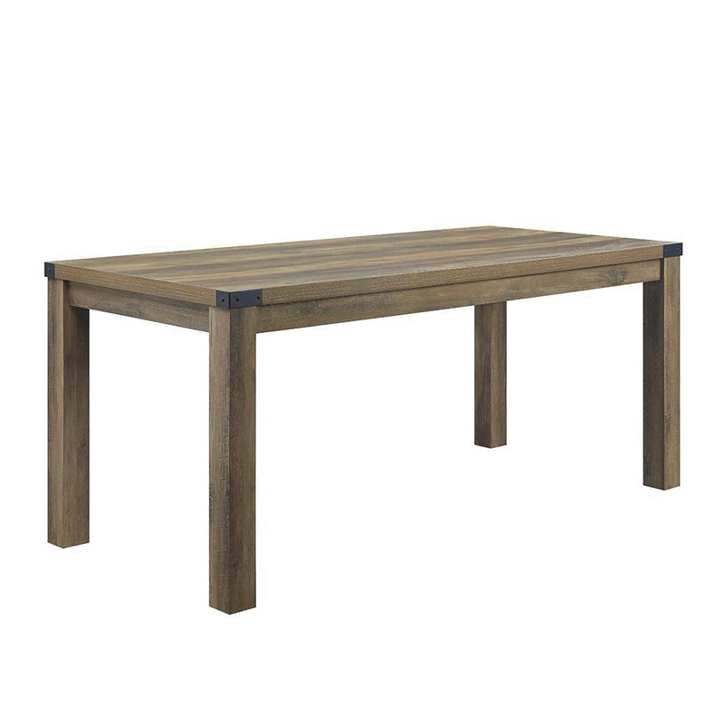 Abiram - Dining Table - Rustic Oak Finish