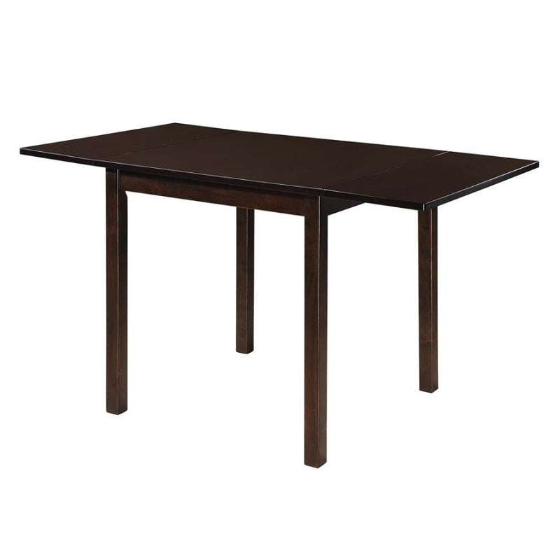 Kelso - Rectangular Dining Table With Drop Leaf - Cappuccino