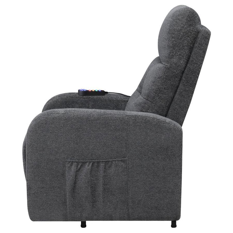 Howie - Tufted Upholstered Power Lift Recliner