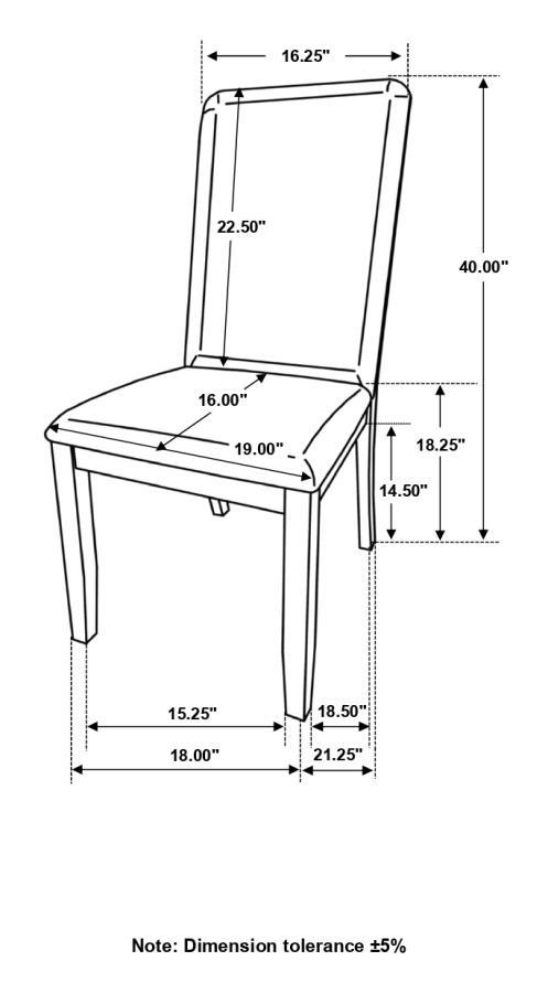 Wethersfield - Solid Back Side Chairs (Set of 2) - Latte