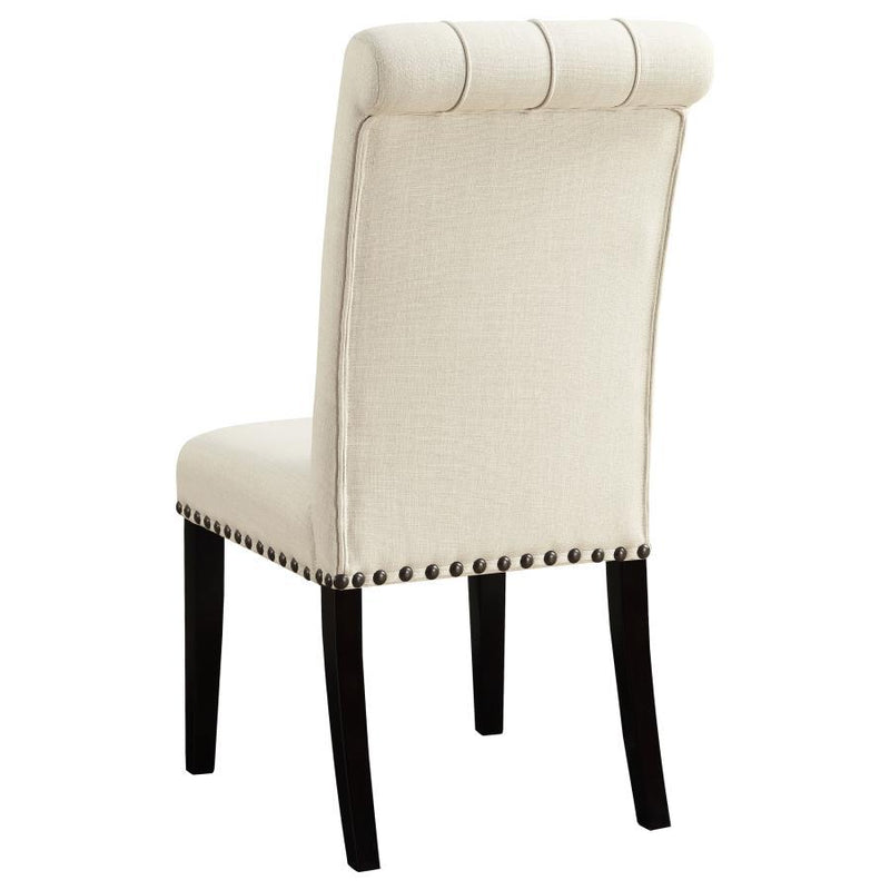 Alana - Tufted Back Upholstered Side Chairs (Set of 2) - Beige