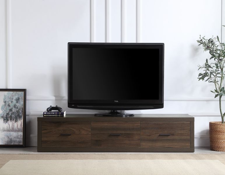 Harel - TV Stand - Walnut Finish