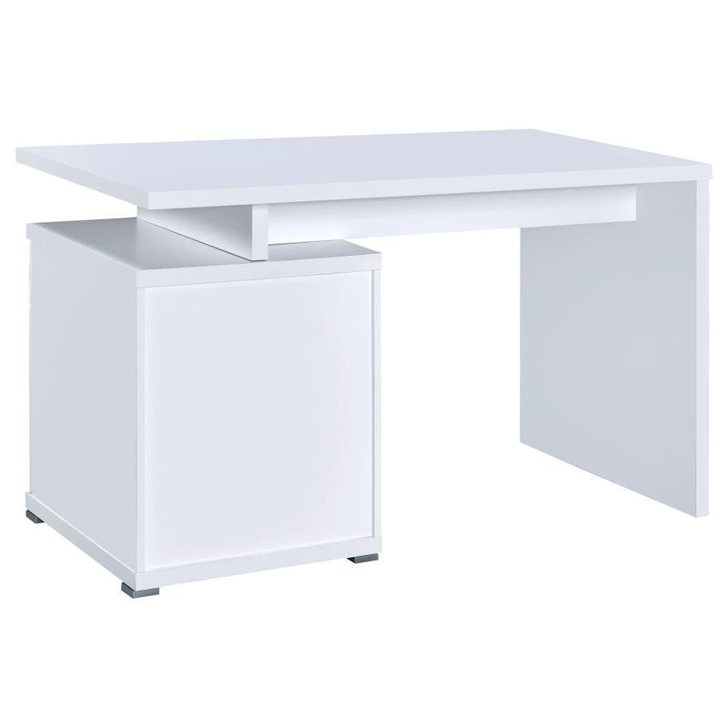 Irving - 2-drawer Office Desk with Cabinet