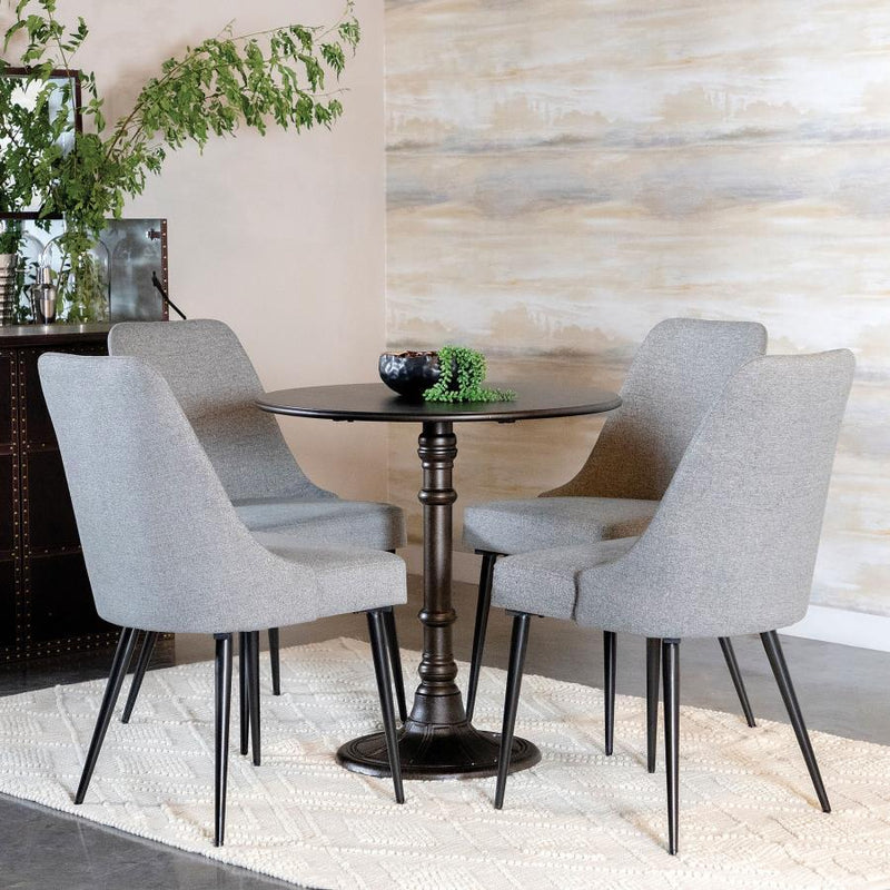 Oswego - Round Bistro Dining Table - Bronze